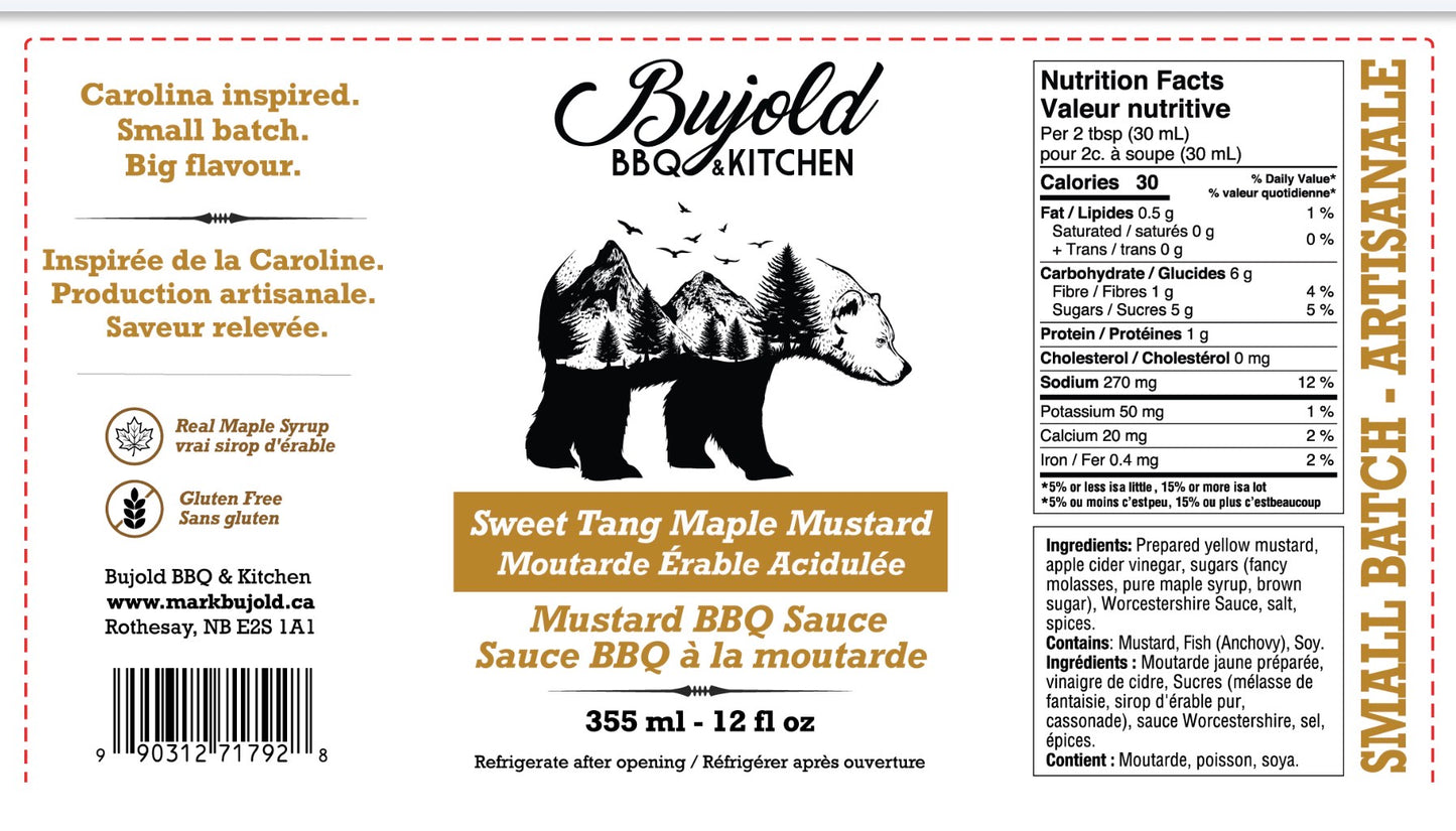 Sweet Tang Maple Mustard